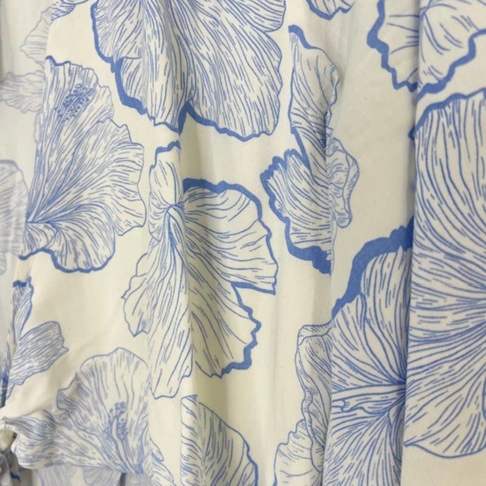 L*Space Kellen Dress in Hibiscus Tie Front Maxi Dress Floral Boho Size Large - Picture 6 of 8